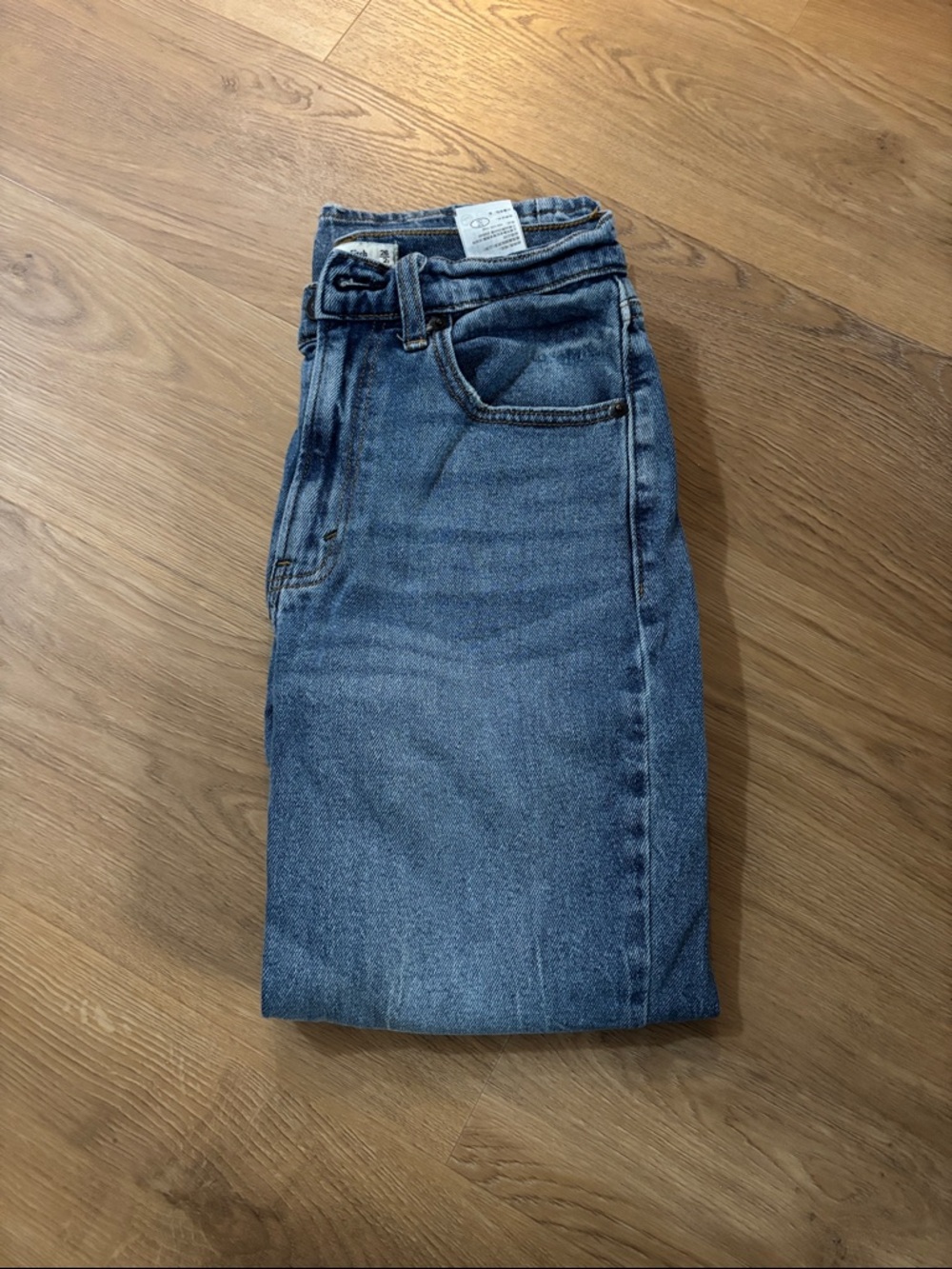 Abercrombie & Fitch the ankle straight ultra high rise curve love jeans